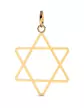Pendentif Fine Étoile de David Élégante Ajourée en Or Grand Modèle