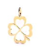 Pendentif Trèfle 4 Cœurs Ajourés en Or – Modèle Taille Intermédiaire