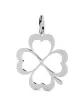 Pendentif Trèfle 4 Cœurs Ajourés en Or – Modèle Taille Intermédiaire