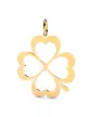 Pendentif Trèfle 4 Cœurs Ajourés en Or – Grand Modèle