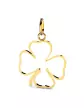 Pendentif Trèfle 4 Feuilles Ajouré en Or – Modèle Taille Intermédiaire