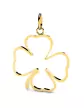 Pendentif Trèfle 4 Feuilles Ajouré en Or – Grand Modèle
