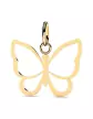 Pendentif Papillon Ajouré en Or – Modèle Taille Intermédiaire