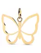 Pendentif Papillon Ajouré en Or – Grand Modèle