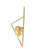 Pendentif Corse Géométrique Ajourée en Or avec Tête de Maure