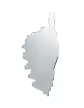 Pendentif Corse en Or Poli – Grand Modèle