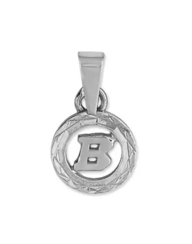 Pendentif Pampille Lettre Bâton Cerclée en Or