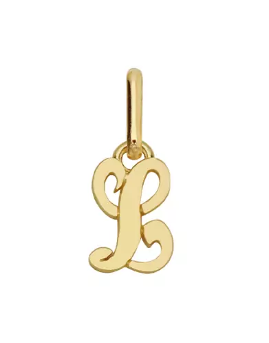 Pendentif Pampille Lettre Anglaise en Or