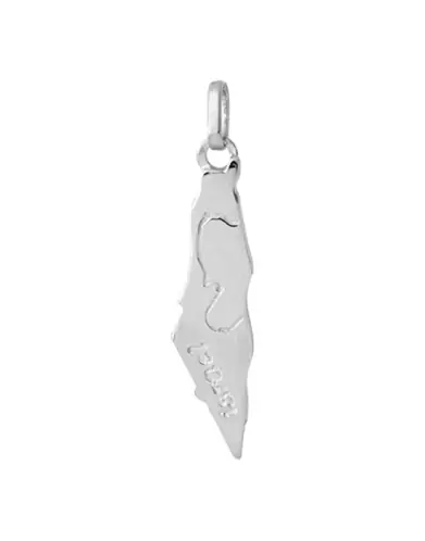 Pendentif Israël Gravé en Or Poli Personnalisable