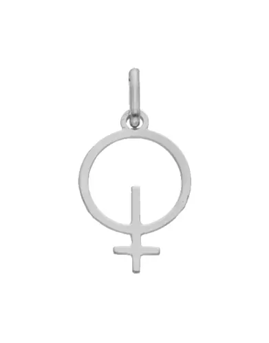 Pendentif Symbole Féminin Ajouré en Or