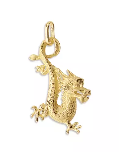 Pendentif Dragon en Or