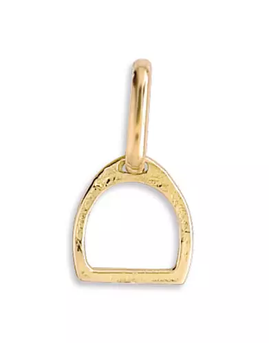 Pendentif Étrier Cheval en Or – Petit Modèle