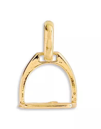Pendentif Étrier Cheval en Or – Grand Modèle