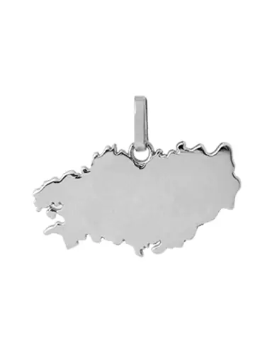 Pendentif Bretagne en Or Poli Personnalisable