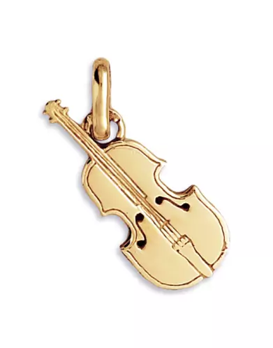 Pendentif Violon en Or