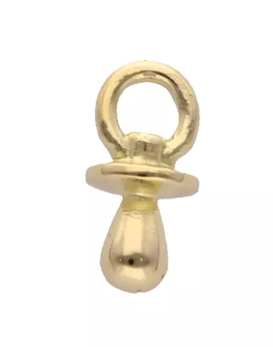 Pendentif Tétine en Or Jaune