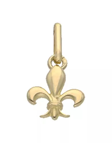 Pendentif Petite Fleur de Lys en Or