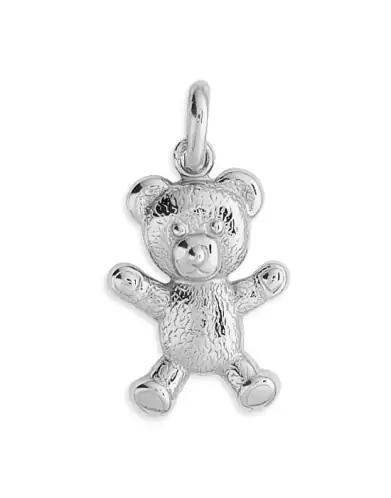 Pendentif en Or Gravé Ourson Mignon