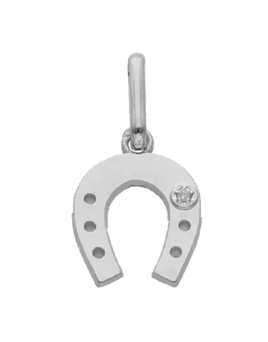 Pendentif Fer à Cheval et Diamant en Or