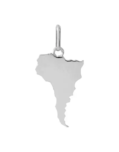 Pendentif Amérique Latine en Or Poli Personnalisable