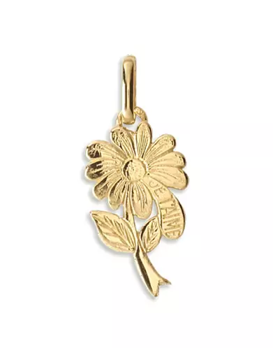 Pendentif Marguerite « Je T’aime » en Or