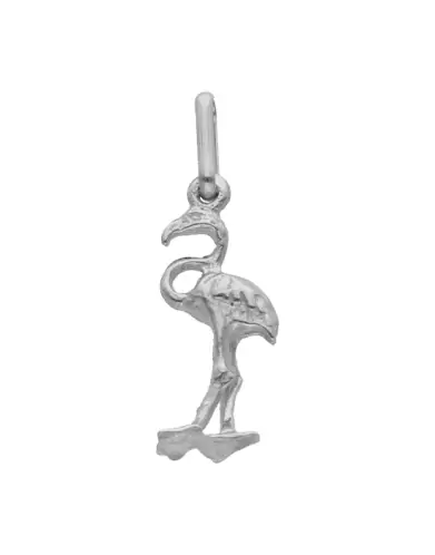 Pendentif Flamant Rose en Or