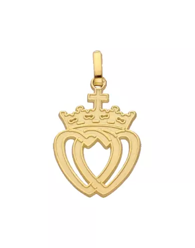 Pendentif en Or Cœur Vendéen – Grand Modèle