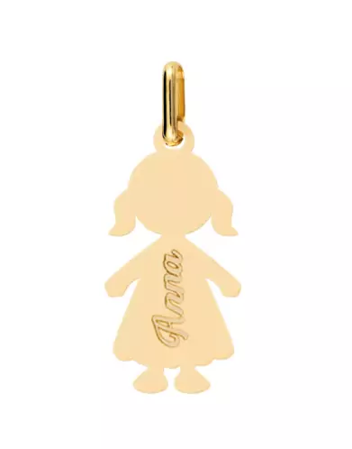 Pendentif Silhouette Fille