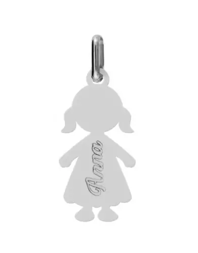 Pendentif Silhouette Fille