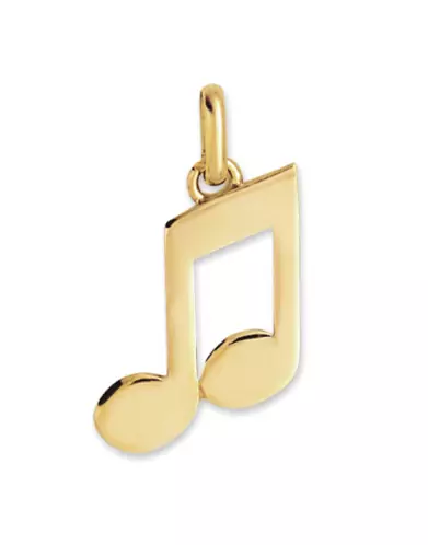 Pendentif Note de Musique en Or