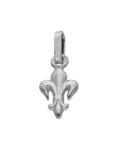 Pendentif Pampille Fleur de Lys en Or