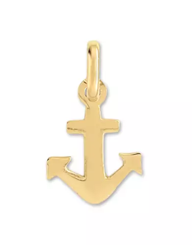 Pendentif Ancre Marine en Or