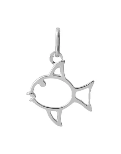 Pendentif Poisson Ajouré en Or