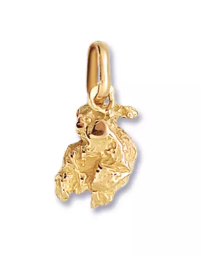 Pendentif Pépite d’Or Jaune