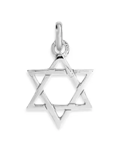 Pendentif Étoile de David Fine Ajourée en Or Petit Modèle