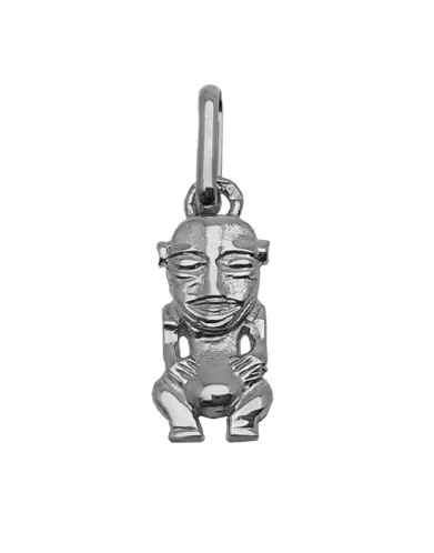 Pendentif Statuette Tiki en Or