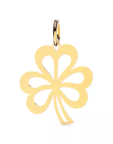 Pendentif Trèfle Trinité Ajouré en Or– Modèle Taille Intermédiaire