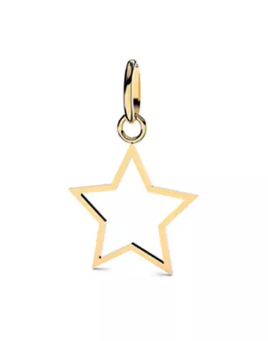 Pendentif Étoile Ajourée en Or – Petit Modèle