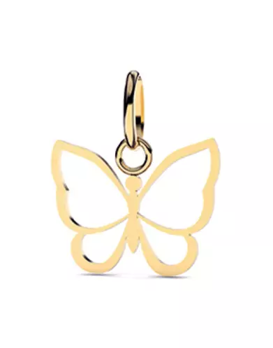 Pendentif Papillon Ajouré en Or – Petit Modèle