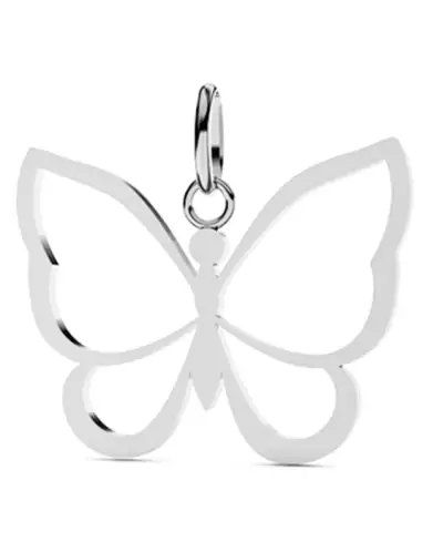 Pendentif Papillon Ajouré en Or – Grand Modèle