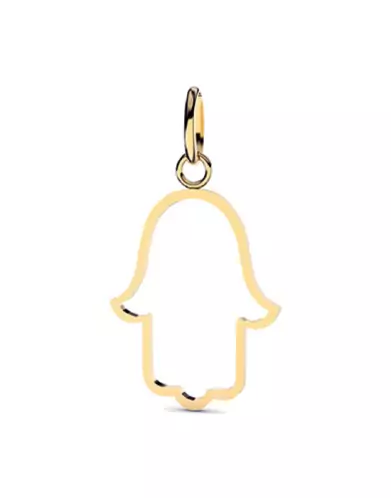 Pendentif Main de Fatma Ajourée en Or Modèle Taille Intermédiaire