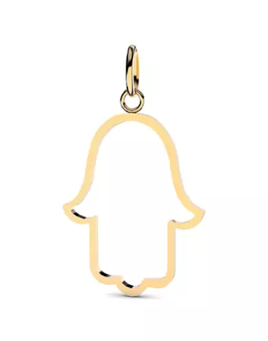 Pendentif Main de Fatma Ajourée en Or Grand Modèle