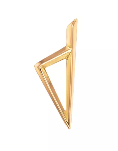 Pendentif Corse Géométrique Ajourée Relief en Or – Petit Modèle