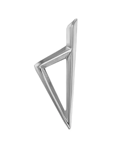 Pendentif Corse Géométrique Ajourée Relief en Or – Petit Modèle
