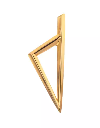 Pendentif Corse Géométrique Ajourée Relief en Or – Modèle Intermédiaire