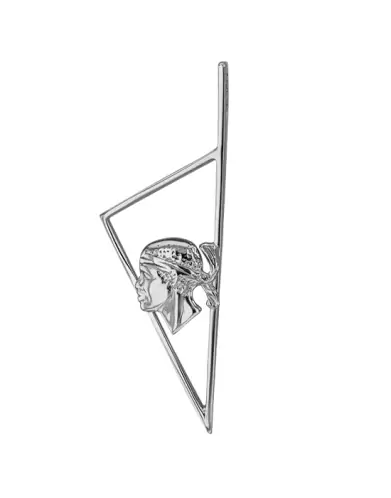 Pendentif Corse Géométrique Ajourée en Or avec Tête de Maure