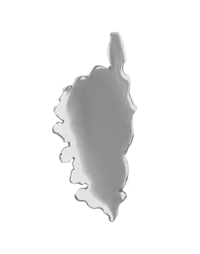 Pendentif Corse en Or Poli – Petit Modèle