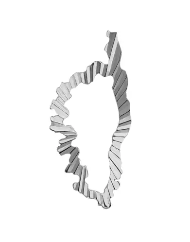 Pendentif Corse Ensoleillée et Ajourée en Or – Petit Modèle
