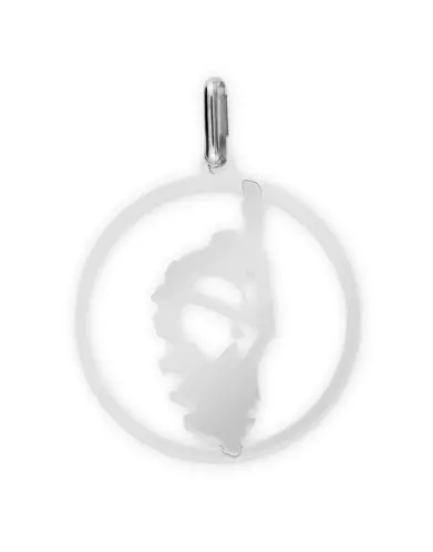 Médaille Corse et Tête de Maure Ajourée en Or
