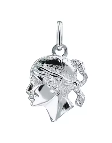 Pendentif en Or Tête de Maure Personnalisable – Petit Modèle